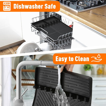 Silicone Grill Mat Compatible with Blackstone, BBQ Griddle Tool