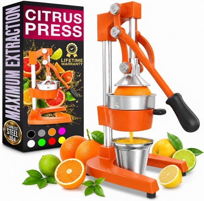 NADOBA Lemon Squeezer and Lime Squeezer, Max Extraction Citrus Hand Juicer