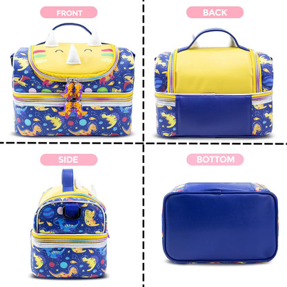RLGPBON Lunch Bag Kids,Boys Lunch Box,Space Lunch Bag Toddler Teen Boys,School Daycare Cute Travel bags