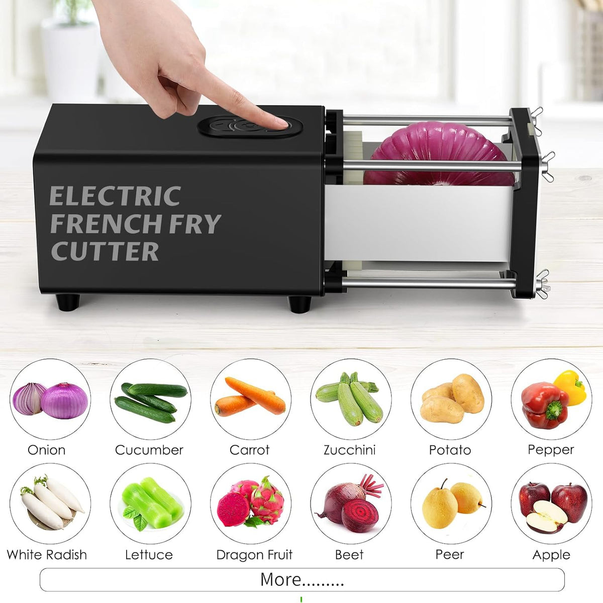 YOTAN Electric French Fry Cutter, French Fry Cutter Stainless Steel