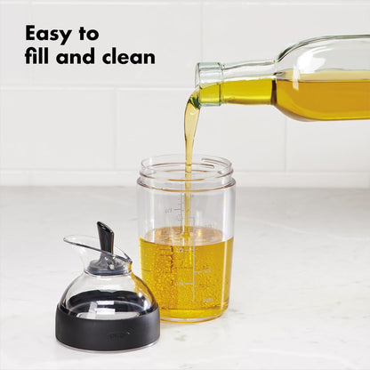 OXO Good Grips Large Salad Spinner + Little Salad Dressing Shaker Bundle