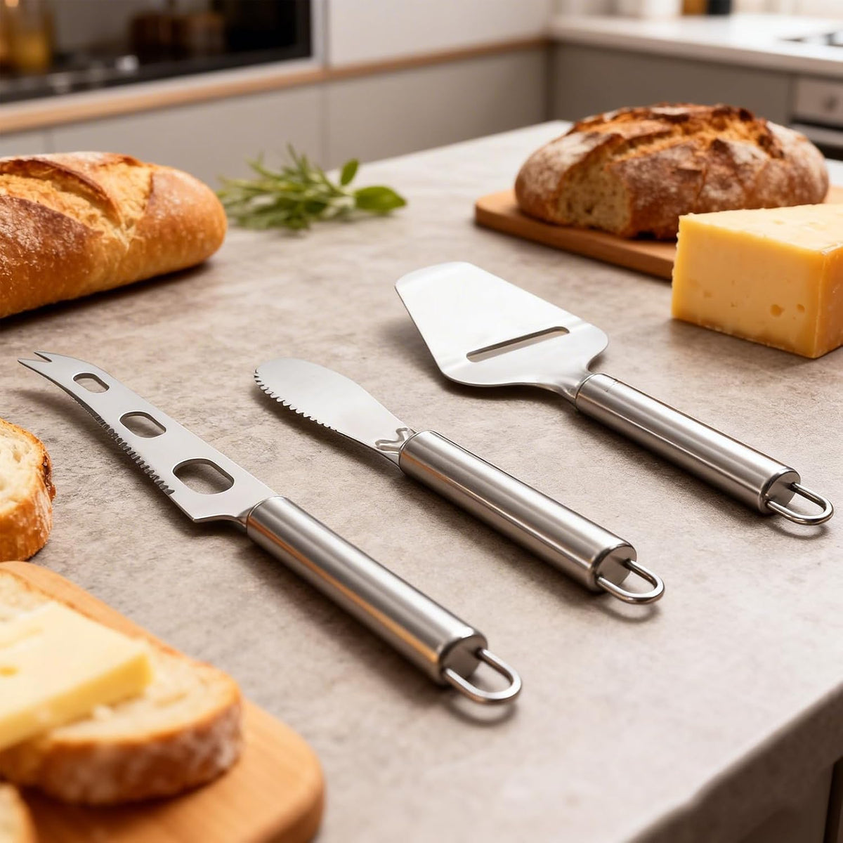 Premium Stainless Steel Cheese Slicer,Multi-Functional Cheese Slicer Plane