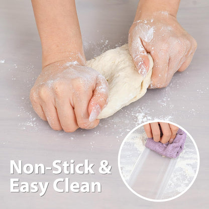 Super Kitchen Extra Large Multipurpose Silicone Nonstick Baking Mat, Pastry Mat, Heat Resistant Nonskid Table Mat, Countertop Protector, 23.4'' By 15.6''(Cool Gray)
