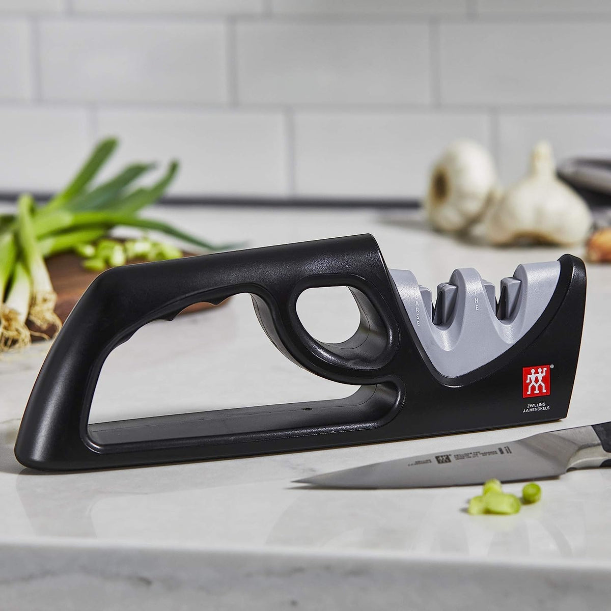 Zwilling 2-Stage Ultra-Sharp Knife Sharpener, Hand Held Knife Sharpener