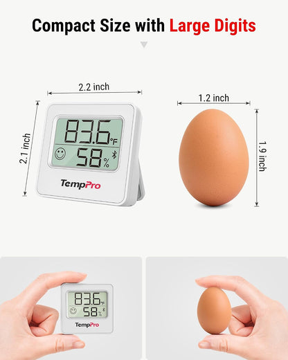 TempPro TempAir Hygrometer Indoor Thermometer for Home