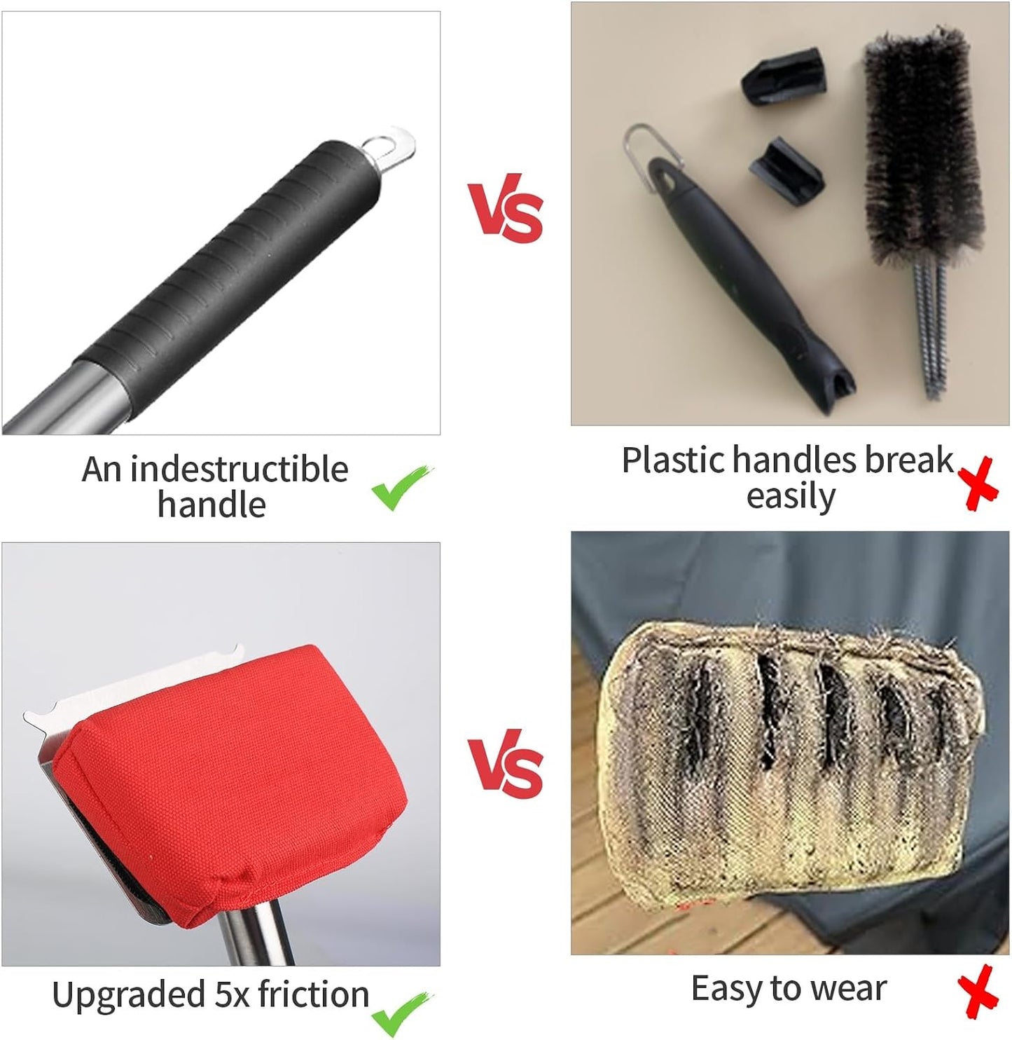 XUDAKAIXIN Bristle-Free Steam Grill Brush,No Bristle Shedding— Ultra Safe & Efficient BBQ Grill Cleaner for Outdoor Grill, for Men, Dad, or Any Grill Lover﻿