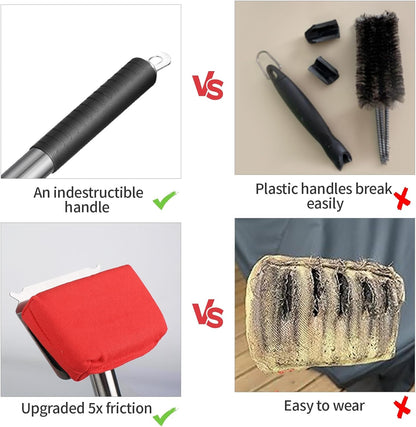 XUDAKAIXIN Bristle-Free Steam Grill Brush,No Bristle Shedding— Ultra Safe & Efficient BBQ Grill Cleaner for Outdoor Grill, for Men, Dad, or Any Grill Lover﻿