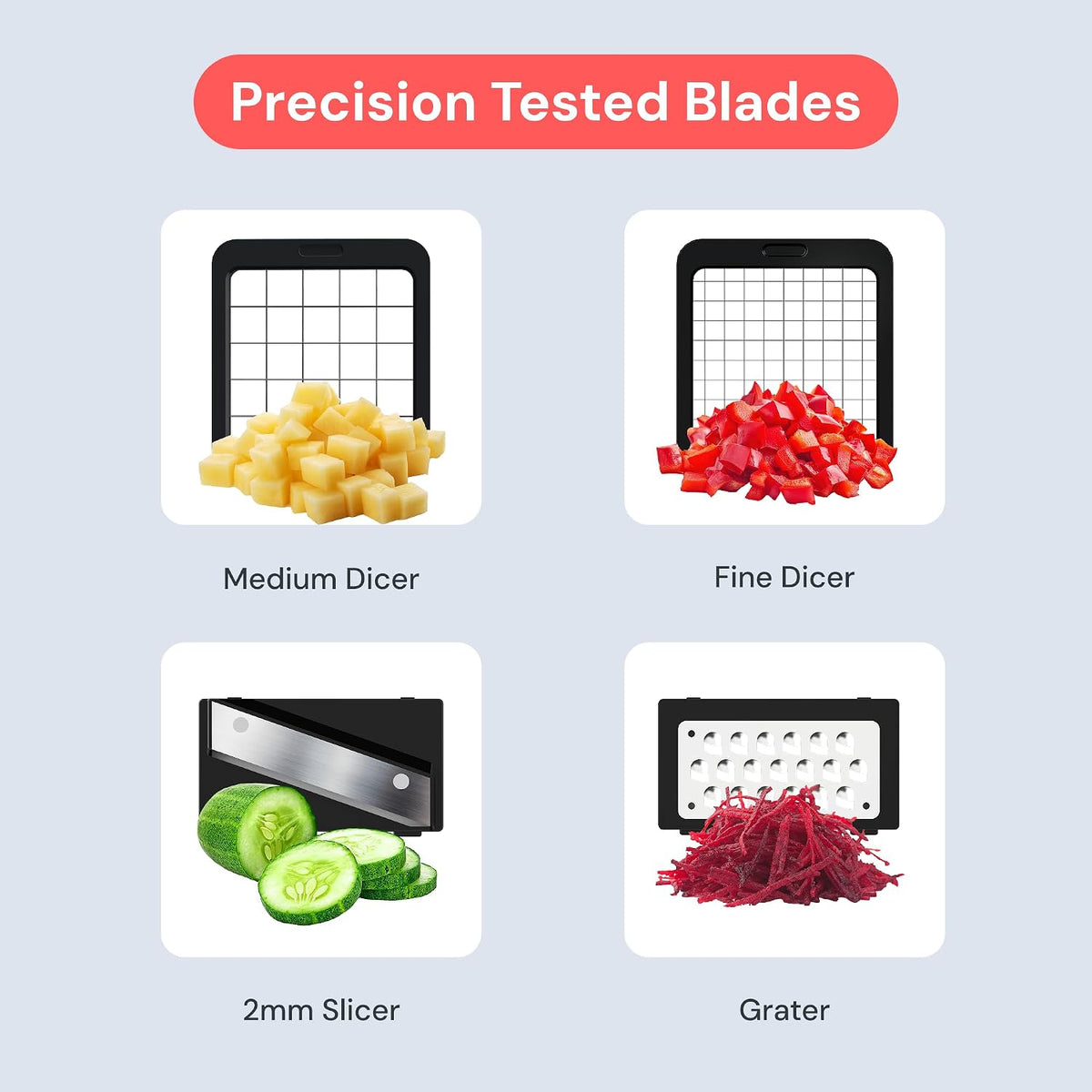 Fullstar Pro XL Vegetable Chopper & Mandoline Slicer, All-in-1 Kitchen Tool