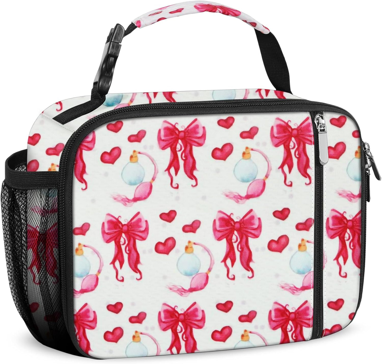 esouler Lunch Box Kids Insulated Lunch Bag for Boys & Girls Durable Children Lunchbox for School with Water Bottle Holder-Black