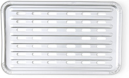 Kingsford Extra Tough Aluminum Grill Liners, Disposable Foil Grill Toppers for Outdoor Grills, Helps Keep Food and Sauce from Falling Through Grates, 16 x 11.75 in, 14 Count