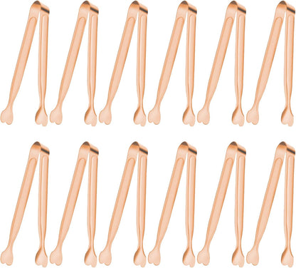 Mini Serving Tongs, Anytrp 18-Packs Stainless Steel Sugar Tongs, 4.3inch Ice Tongs Kitchen Appetizers Tongs for Coffee Bar, Tea Party, Desserts Party, Sugar and Ice Bucket