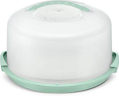 Tribello Extra Large Cake Storage Container, Cake Carrier With Handle Holds Cake 12 X 12 X 5 (Being)