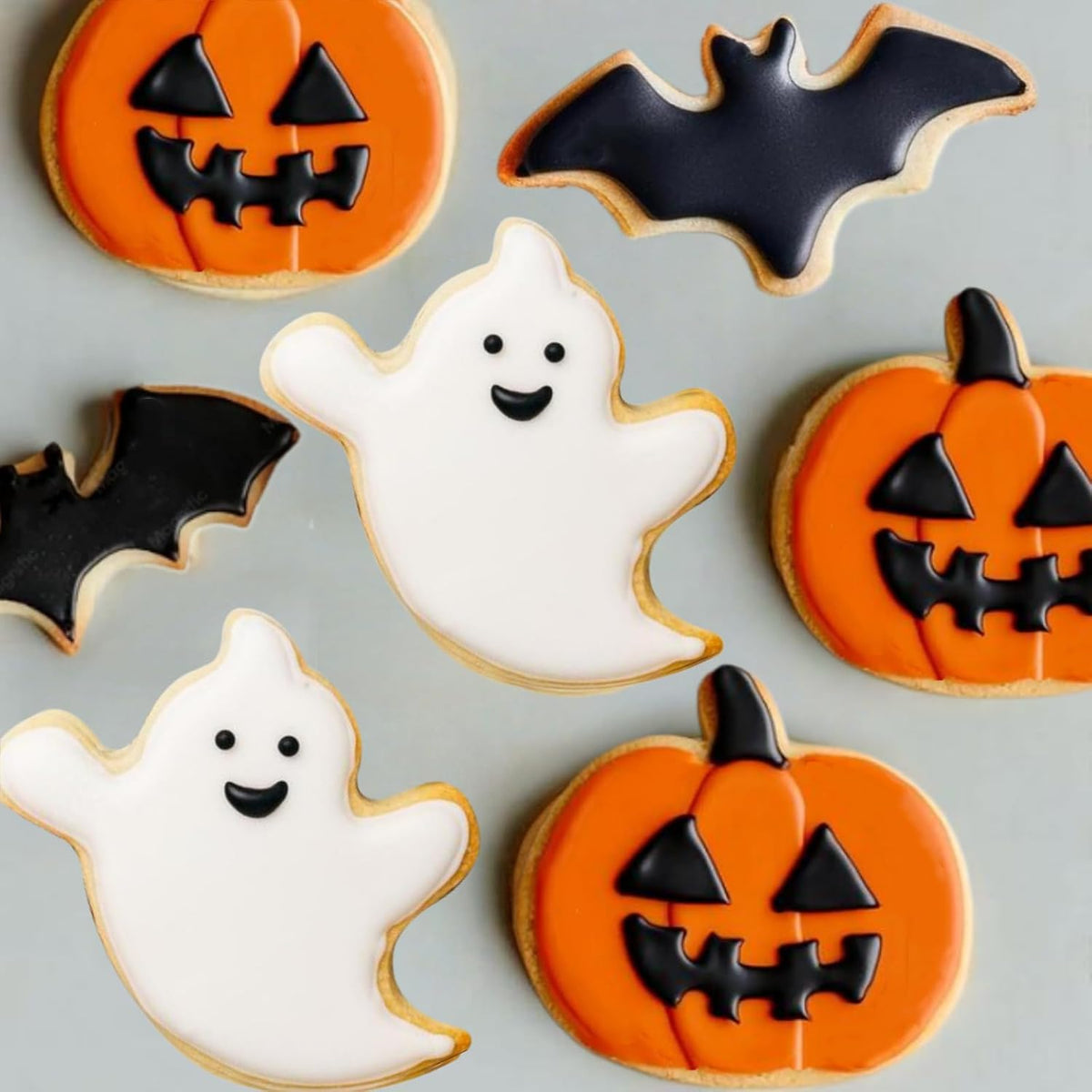JOB JOL Halloween Cookie Cutters 8 PCS, 3'' to 3.6''