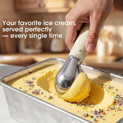 Heated Ice Cream Scoop with Removable Head – Dishwasher Safe