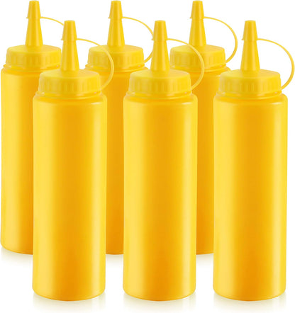 New Star Foodservice Squeeze Bottle, 12 oz, Red