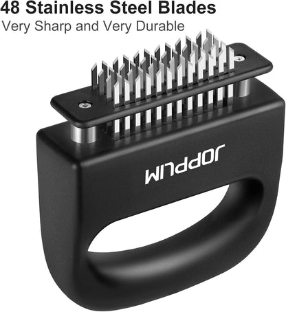 Meat Tenderizer, With 48 Stainless Steel Ultra Sharp Needle Blades