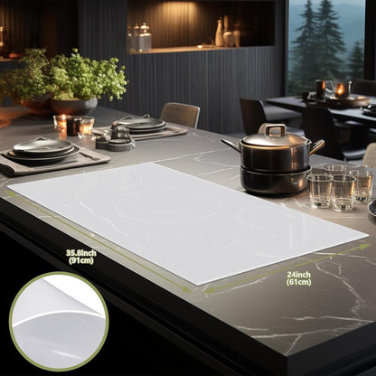 VOKOY Large Silicone Mat for Crafts, 36"x24", Extra Large Silicone Mats,Thick Black Silicone Mat for Kitchen Countertop, Heat-resistant Washable Large Silicone Pastry Mat for Crafts Painting Baking