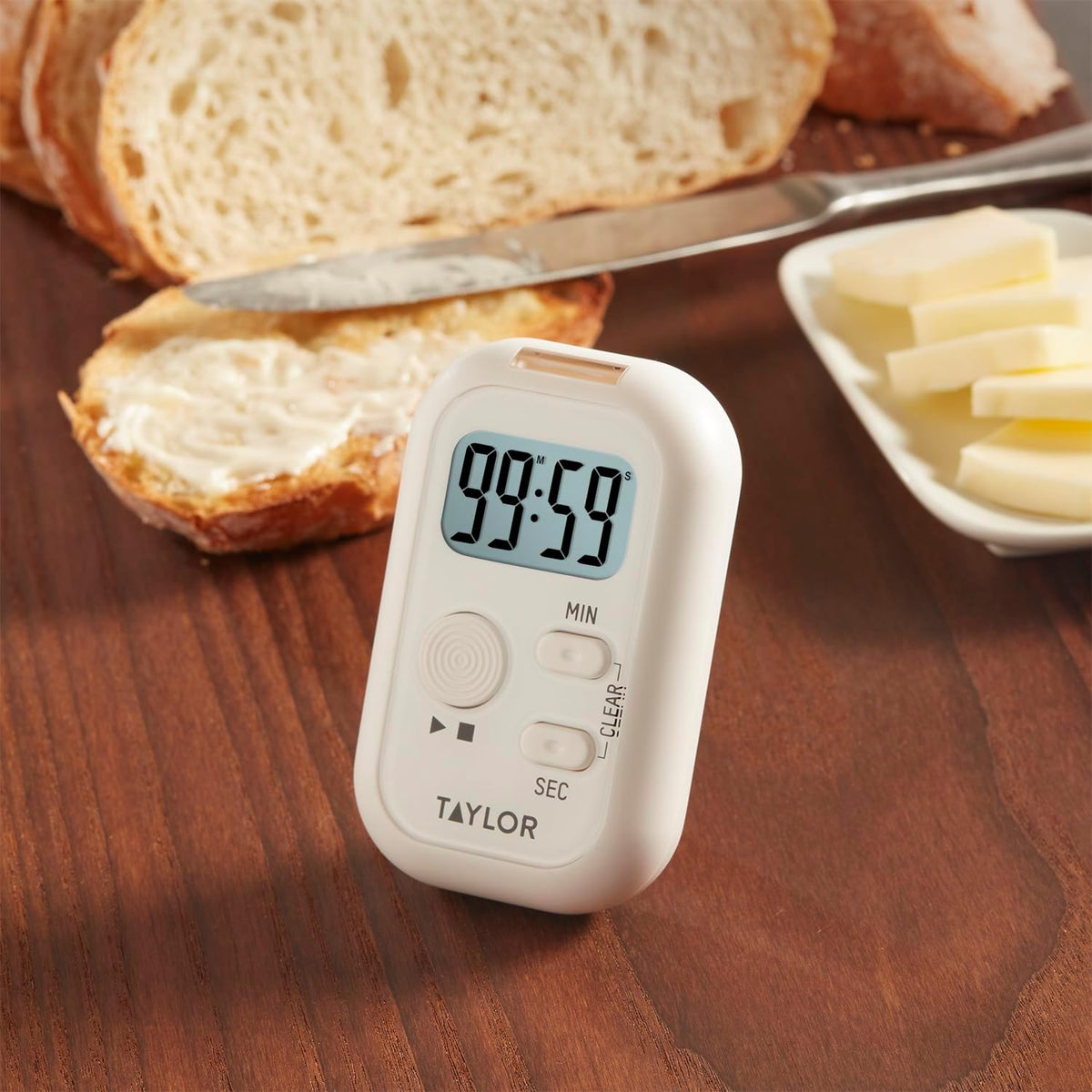 Multi-Alert (Sound, Light, Vibration) Digital Timer