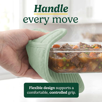 Cuisinart Silicone Pot Holders, Set of 2 7"x9", Heat Resistant 500F