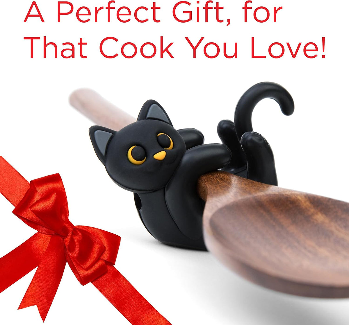 Itera Gray Silicone Cat Spoon Rest Kitchen Gadget