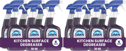 Dawn PRO Kitchen Surface Degreaser,Bulk Cleaning Spray for Oil and Grease Buildup in Commercial Kitchens,32 fl oz,(Pack of 12)
