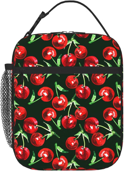 Dinosaur Volcano Insulated Lunch Bag for Women & Men, Reusable Leak-Proof Lunch Box with Cooler Compartment, Lunch Tote for Adults Work Travel Picnic Durable & Washable