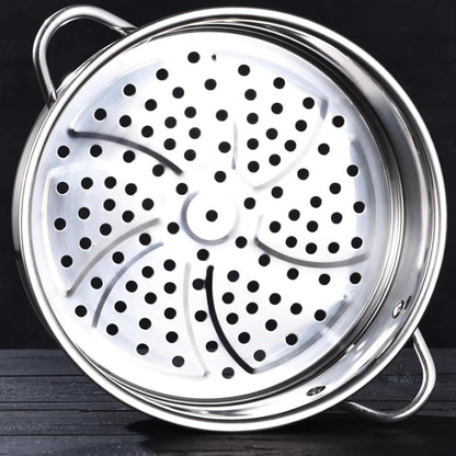 Stainless Steel Dumpling Steamer Basket,Insert for Pot Cooking(9.44INCH）