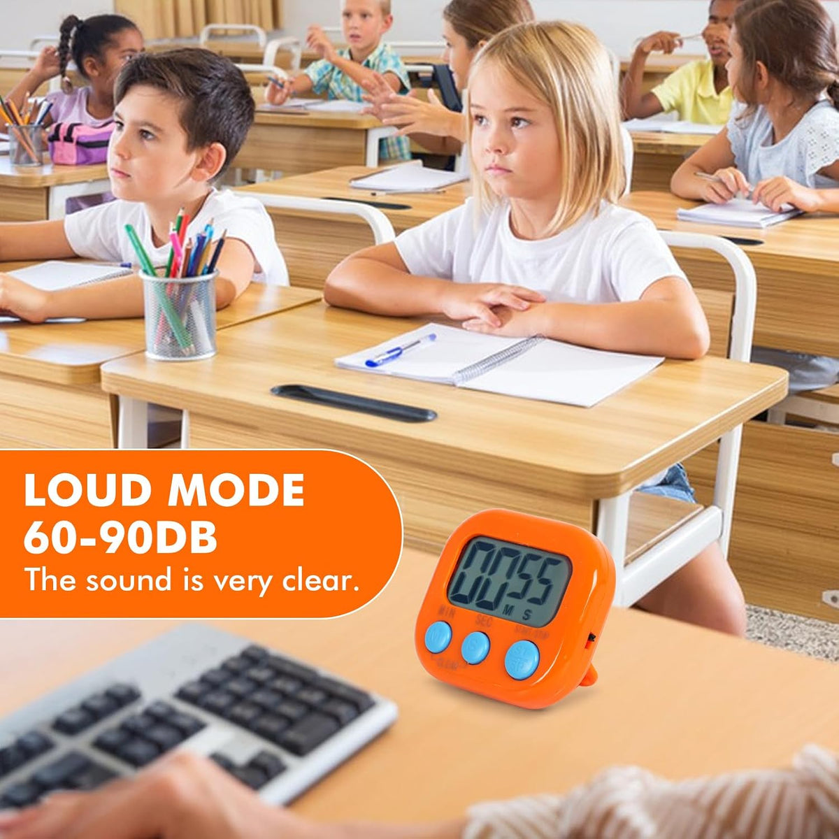 Digital Timer for Kids Classroom,Kitchen Timers for Cooking