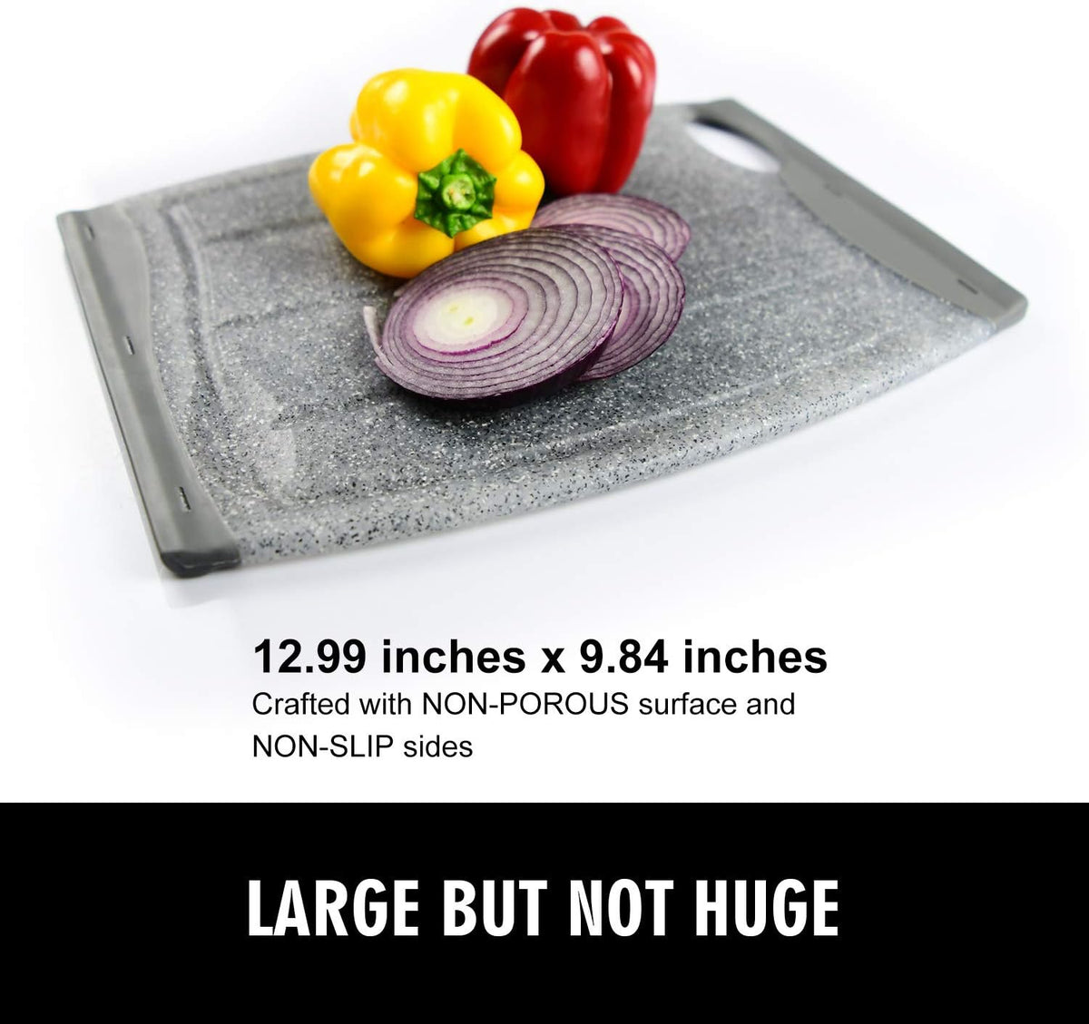 7.48" Small Plastic Cutting Board for Small Kitchen Task (Grey)