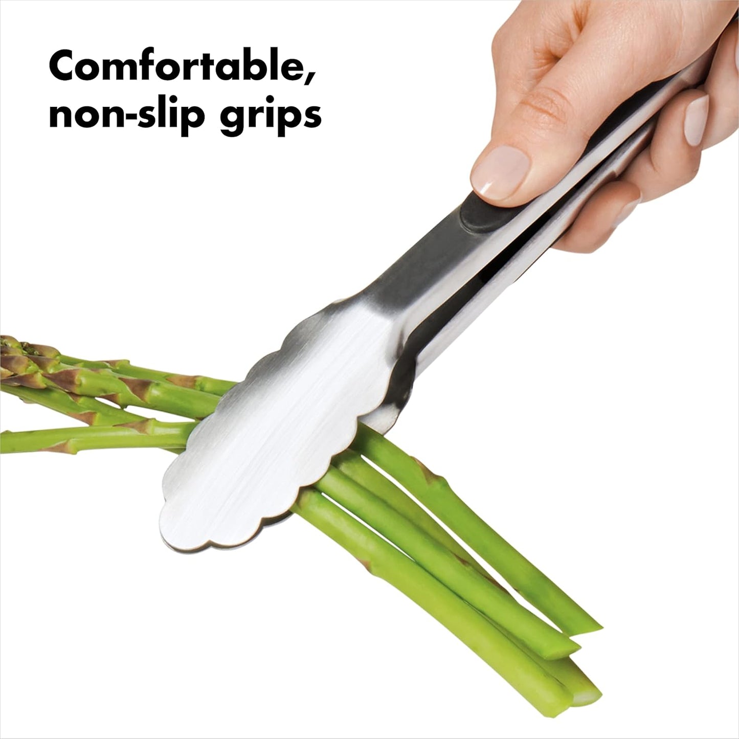 OXO Good Grips 12-Inch Stainless-Steel Locking Tongs