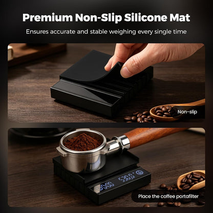 Pro Mael Espresso Coffee Scale with Auto Timer, 2kg/0.1g, Pour Over, Black