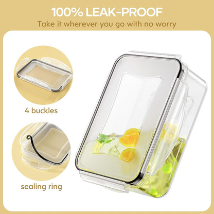 HOMETALL 40 PCS Food Storage Containers with Lids Airtight, 100% Leakproof Plastic Meal-Prep Containers Reusable(20 Containers & 20 Lids),Microwave and Dishwasher Safe, Includes Labels & Pen