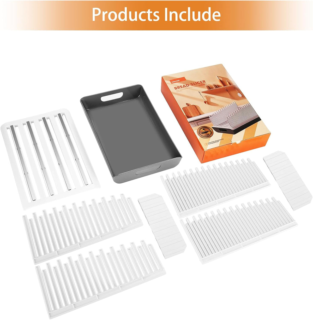 YONGAIJIA Bread Slicer Guide for Homemade Bread with Adjustable Thickness