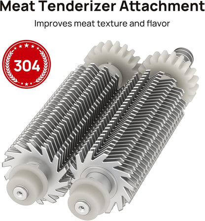 Manual Meat Tenderizer Machine, 5'' Steak Cuber & Venison Tenderizer