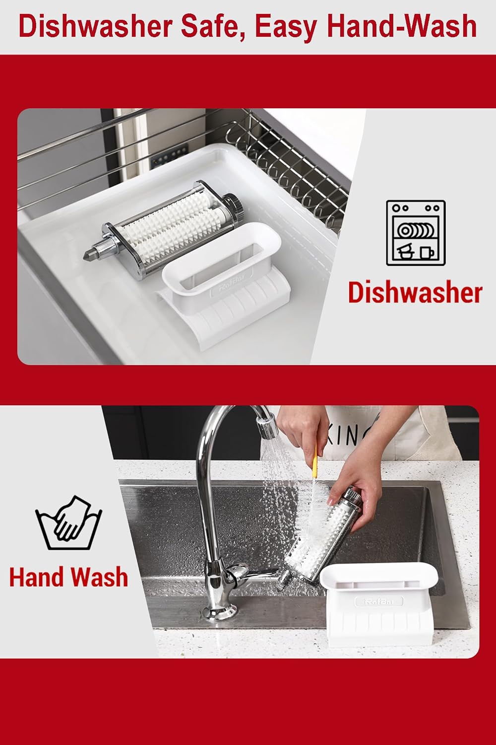 Meat Tenderizer Attachment for KitchenAid Mixer, 3 Thickness Settings