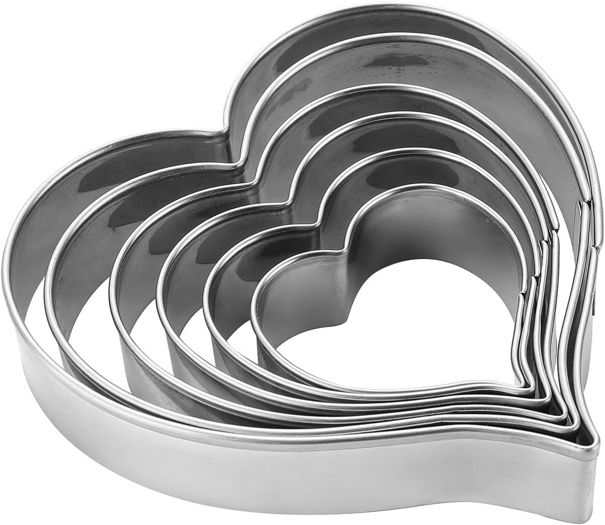 MrCookie 4" Large Christmas Cookie Cutters Set,Thickened Stainless Steel