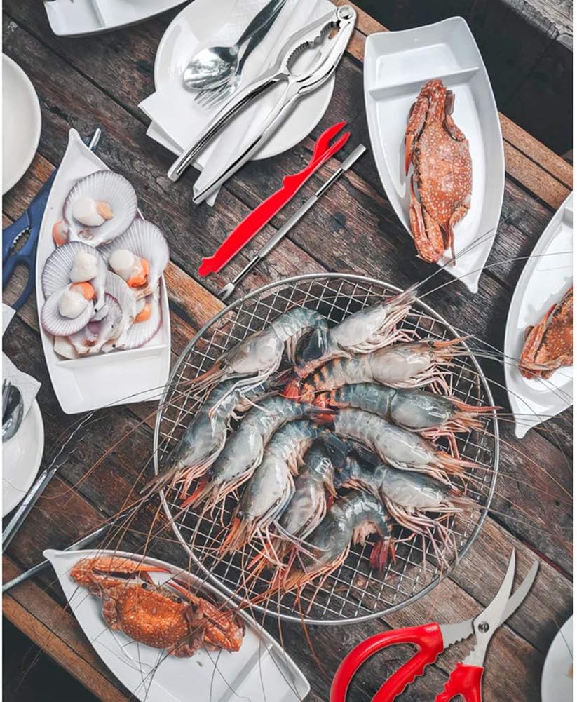 10 Pcs Seafood Tools Set, Crab Lobster Crackers