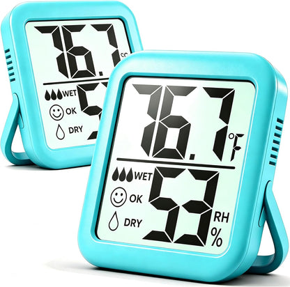 Antonki 2 Pack Room Thermometer Indoor Hygrometer