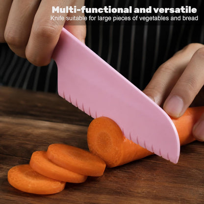 Plastic Serrated Knife Set, 11" Professional Lettuce Knife