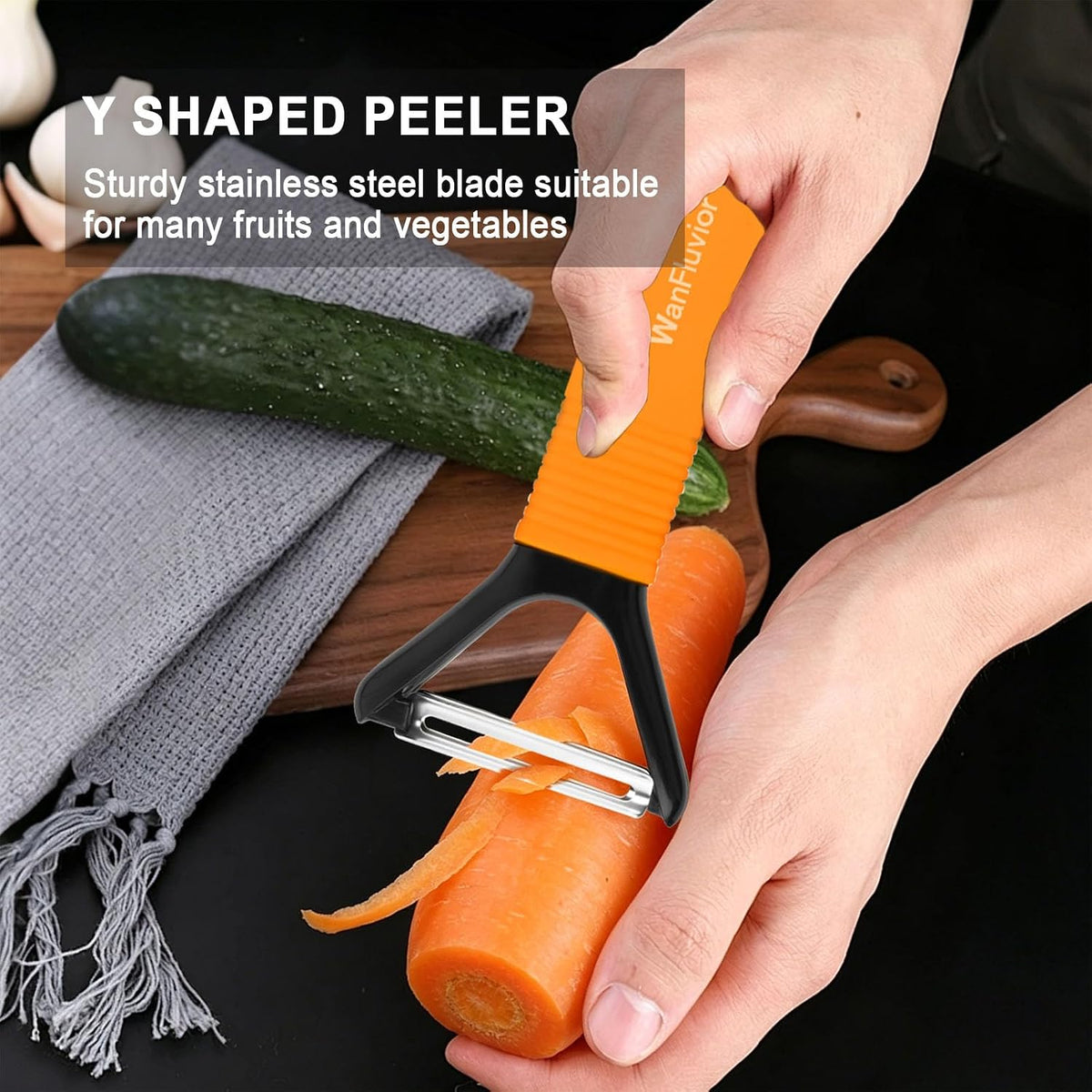 Peelers for Kitchen, Swivel Vegetable Peeler and Y-Shaped Potato Peeler