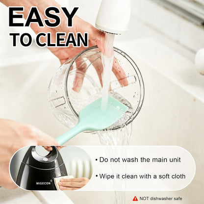MIGECON Stand Mixer, Small Electric Mixer Kitchen Egg Beater Milk Frother
