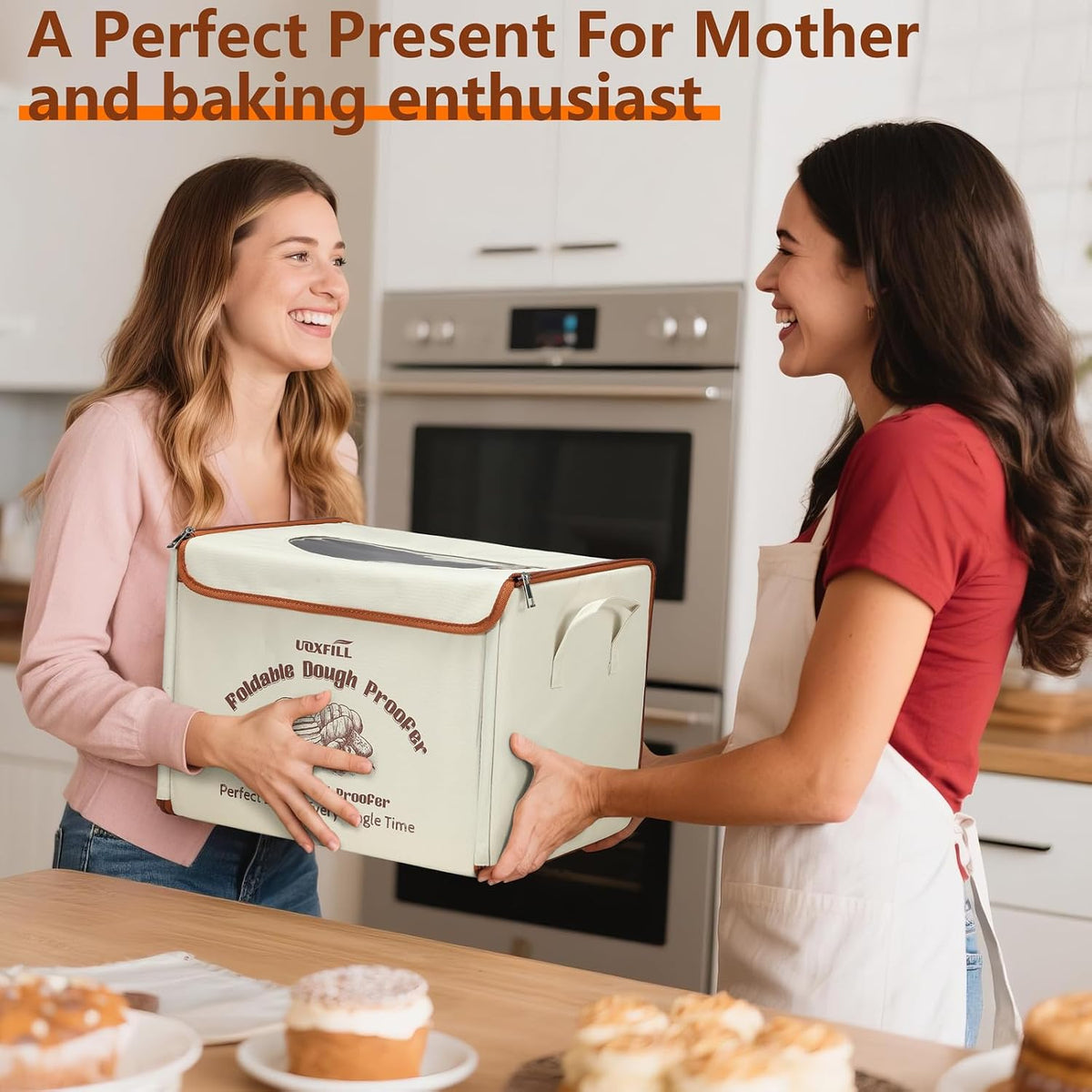 Folding Bread Proofing Box with Temp Control & 4H Auto Shut Off 48H Timer
