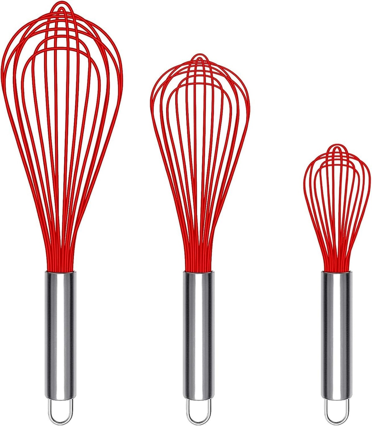 Hand Whisk Stainless Steel Dough Hook Dutch Whisk for Sourdough Bread Dough Mixer Hand Wooden Handle Kitchen Whisking Mixing Tool Bread Making Tools (1 eye)