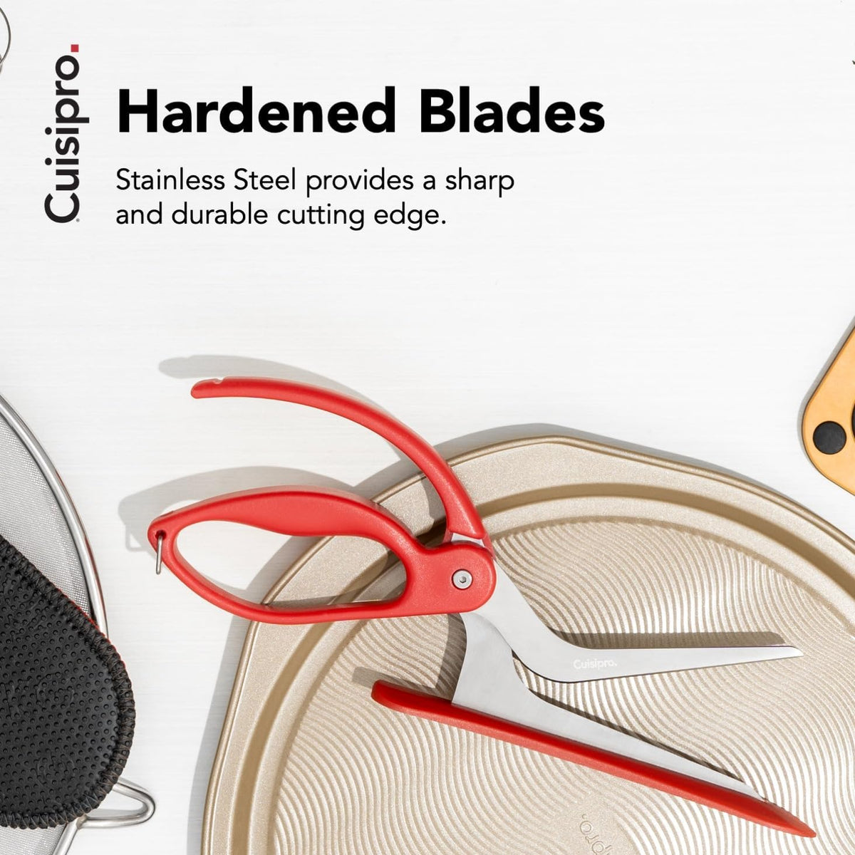 Cuisipro Pizza Shears, Red 11.7x1.4x4.6"