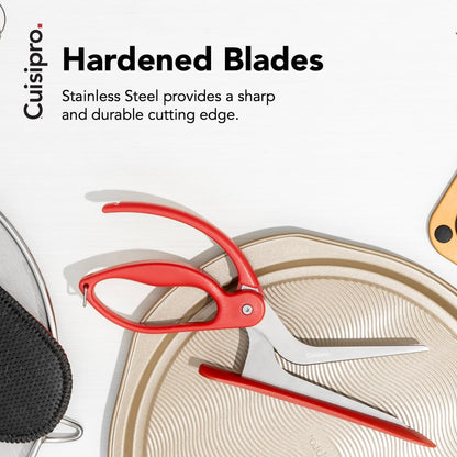 Cuisipro Pizza Shears, Red 11.7x1.4x4.6"