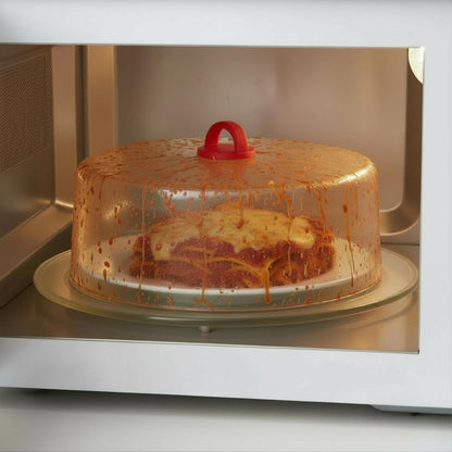 Tall Microwave Tempered Borosilicate Glass Plate Cover 10 x 4