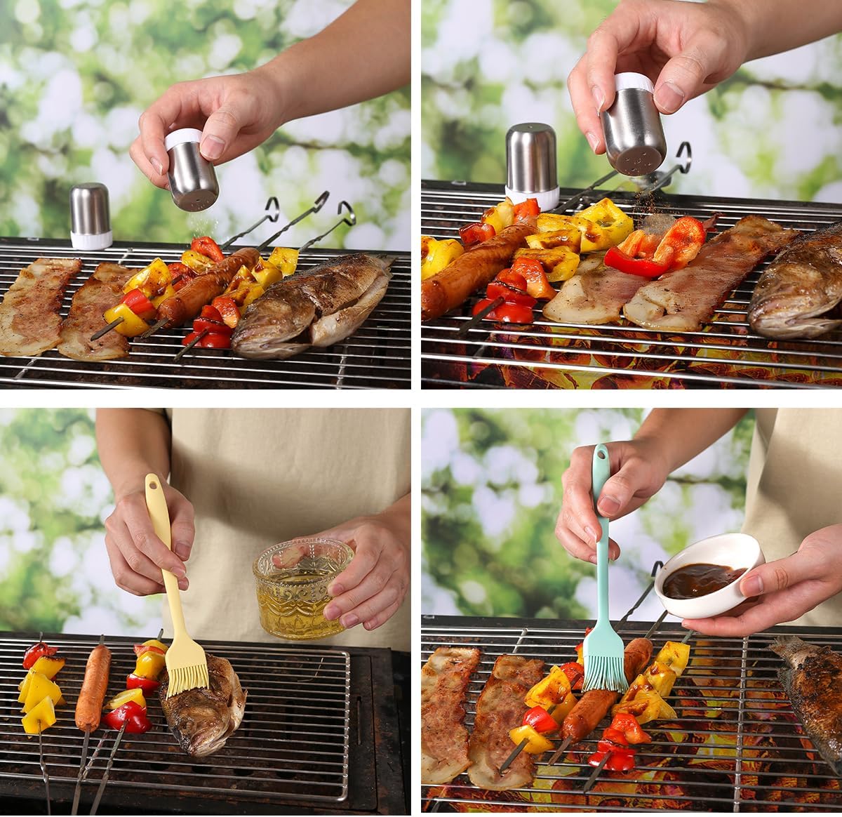 BBQ Grilling Tools Set,Stainless Steel Grilling Accessories Kit for Men Gift,13pc BBQ Grill Utensils Gift Kit with Portable Carry Bag BBQ Tools Grill Tools Set for Backyard Outdoor Grill Cooking