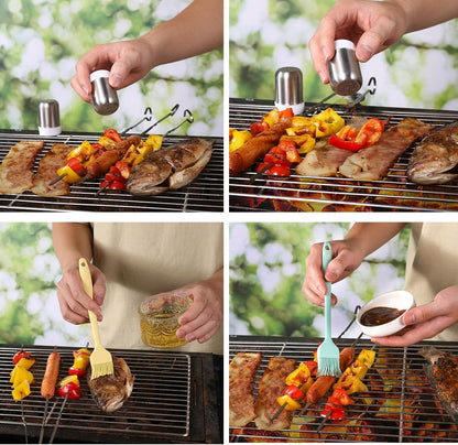 BBQ Grilling Tools Set,Stainless Steel Grilling Accessories Kit for Men Gift,13pc BBQ Grill Utensils Gift Kit with Portable Carry Bag BBQ Tools Grill Tools Set for Backyard Outdoor Grill Cooking