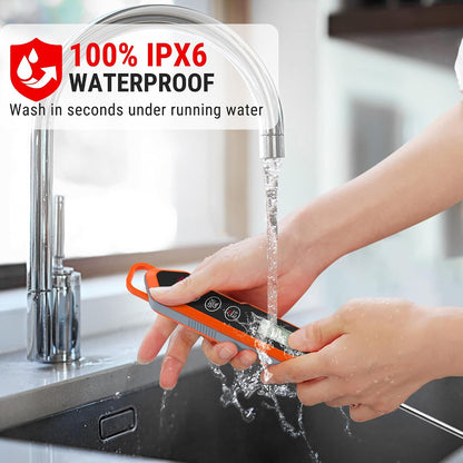 TempPro TempSwift Waterproof Instant Read Meat Thermometer for Cooking