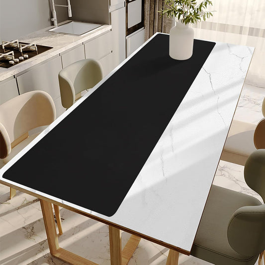 Extra Large Silicone Mats for Kitchen Counter,24"x80"Heat Resistant Mat for Kitchen Island,Waterproof Multipurpose Countertop Protector,New Skin-Friendly Material Table Protector,Freely Cuttable,Black